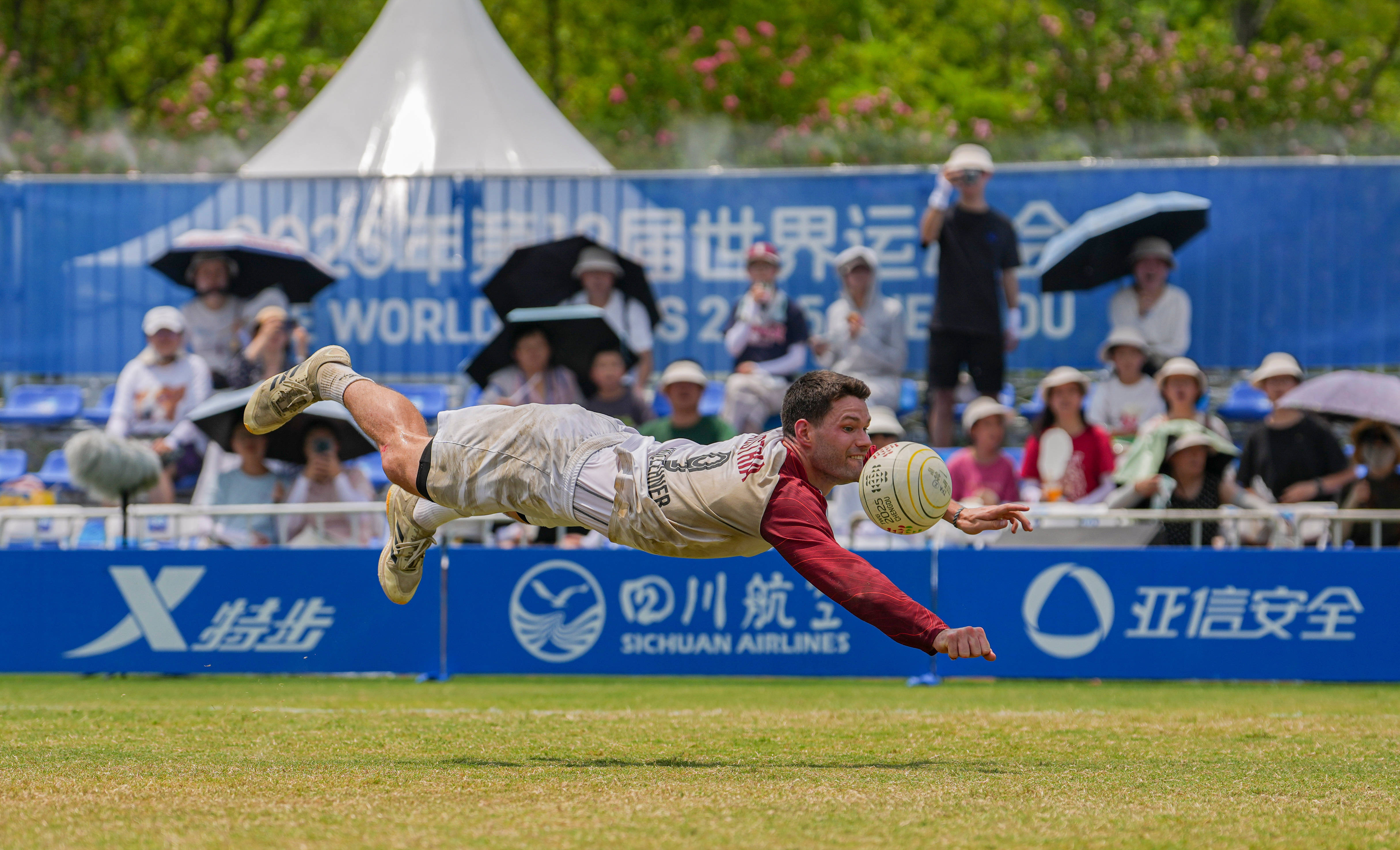 （成都世运会）浮士德球——男子铜牌赛：奥地利队获得季军