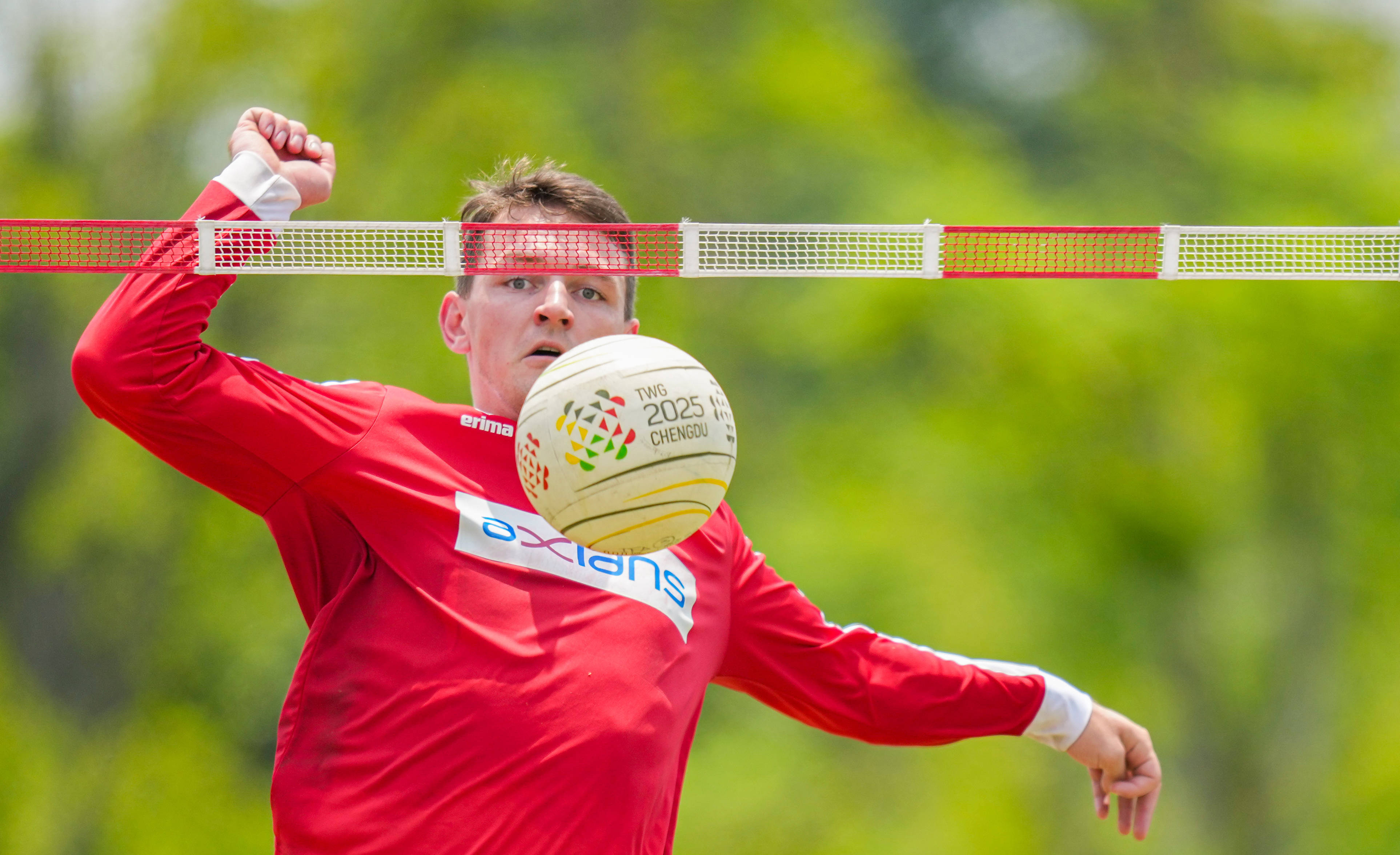 （成都世运会）浮士德球——男子铜牌赛：奥地利队获得季军